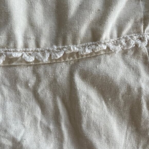 Vintage 1970s bohemian white lace wedding dress - minimalist 70s extra small - Picture 6 of 7